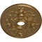 Ekena Millwork Alexa Ceiling Medallion (Canopies up to 5 5/8"), 30 3/4"W x 21 1/4"H x 3 7/8"ID x 1 5/8"P, Pale Gold CM21X30ALPAS - alternate 5